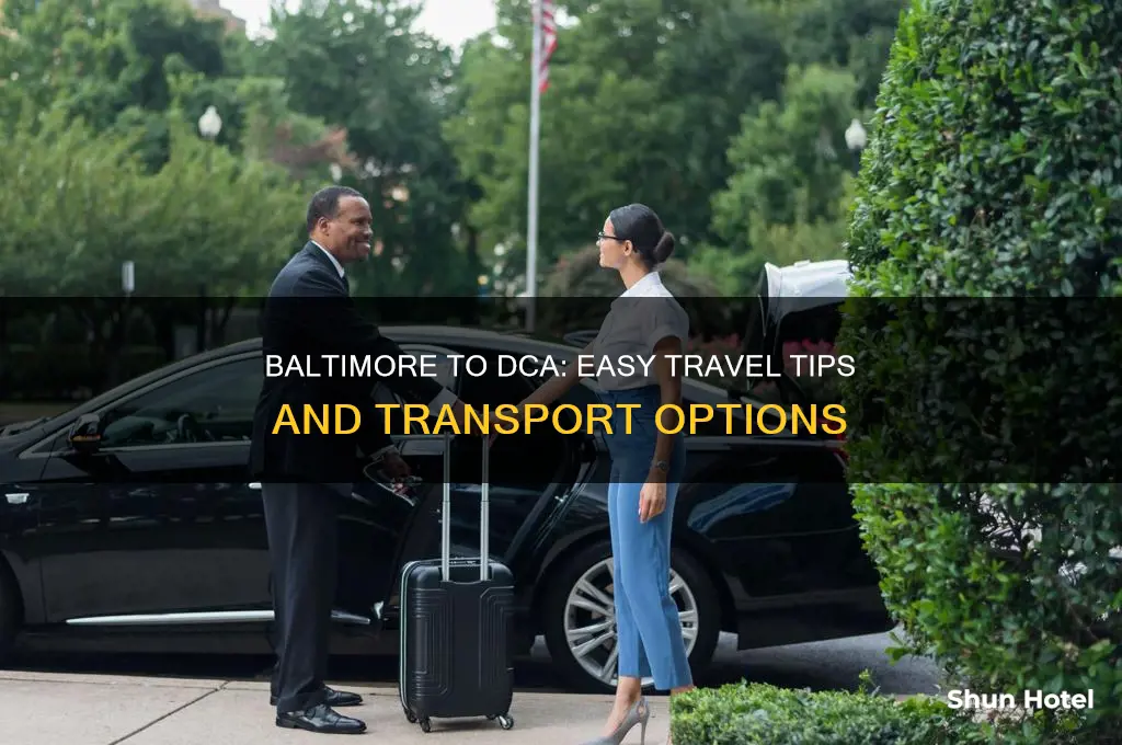 how to get from baltimore to dca airport
