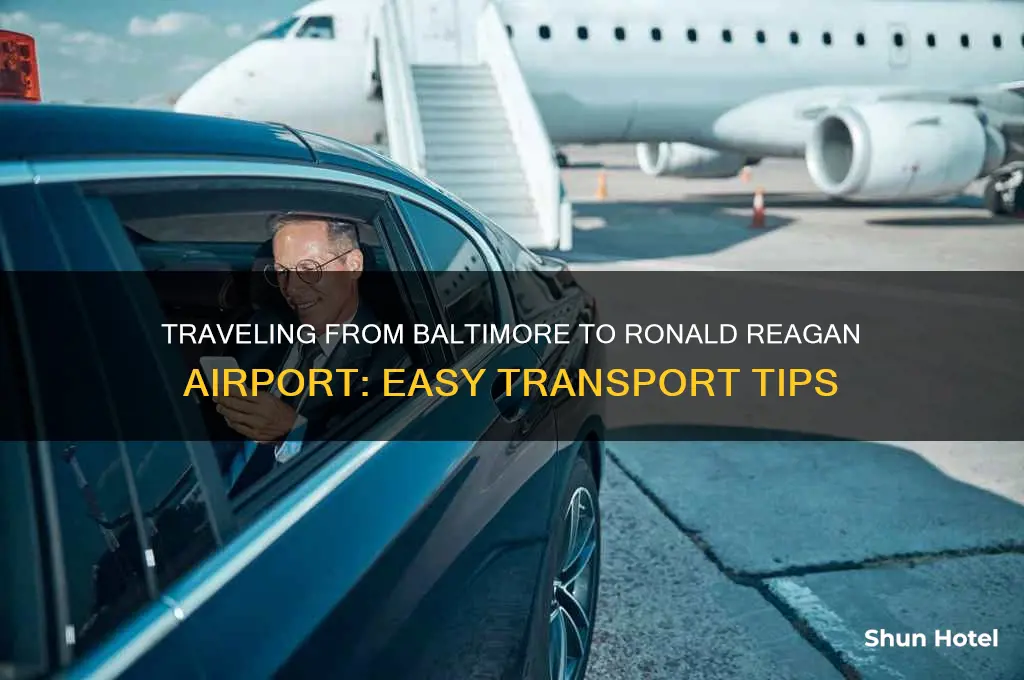 how to get from baltimore to ronald reagan airport