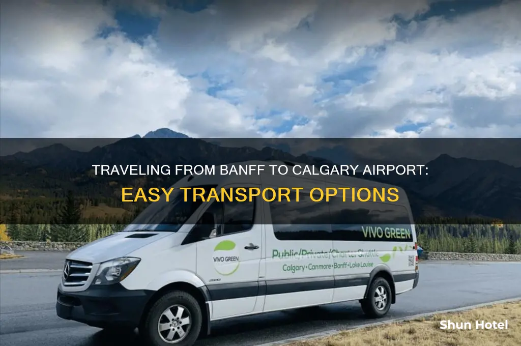 how to get from banff to calgary airport