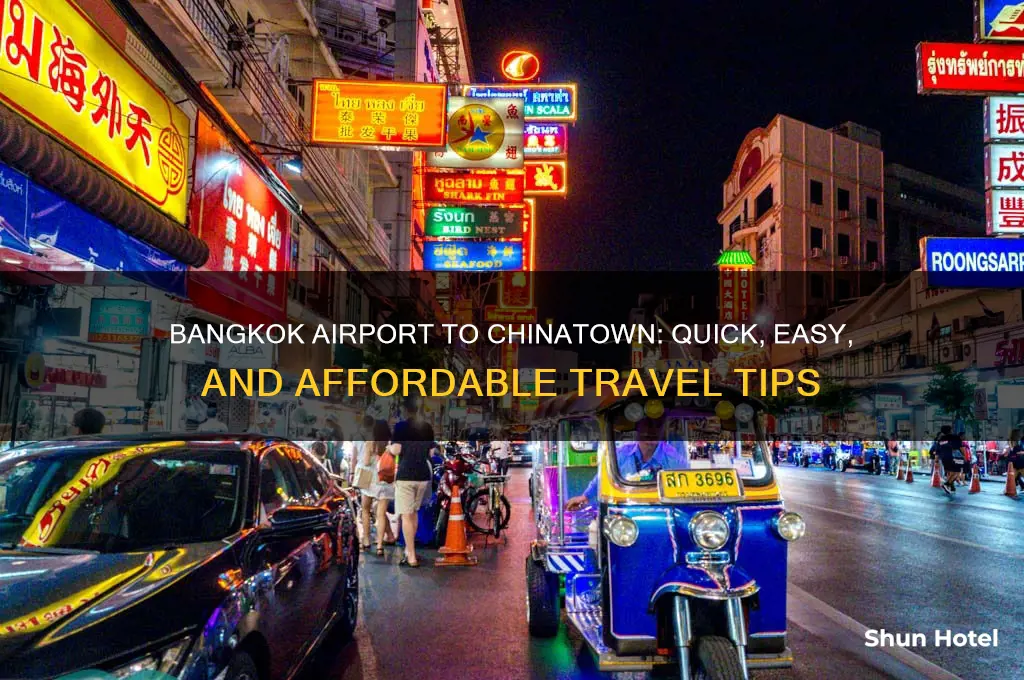 how to get from bangkok airport to chinatown