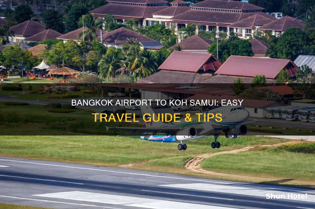 how to get from bangkok airport to koh samui