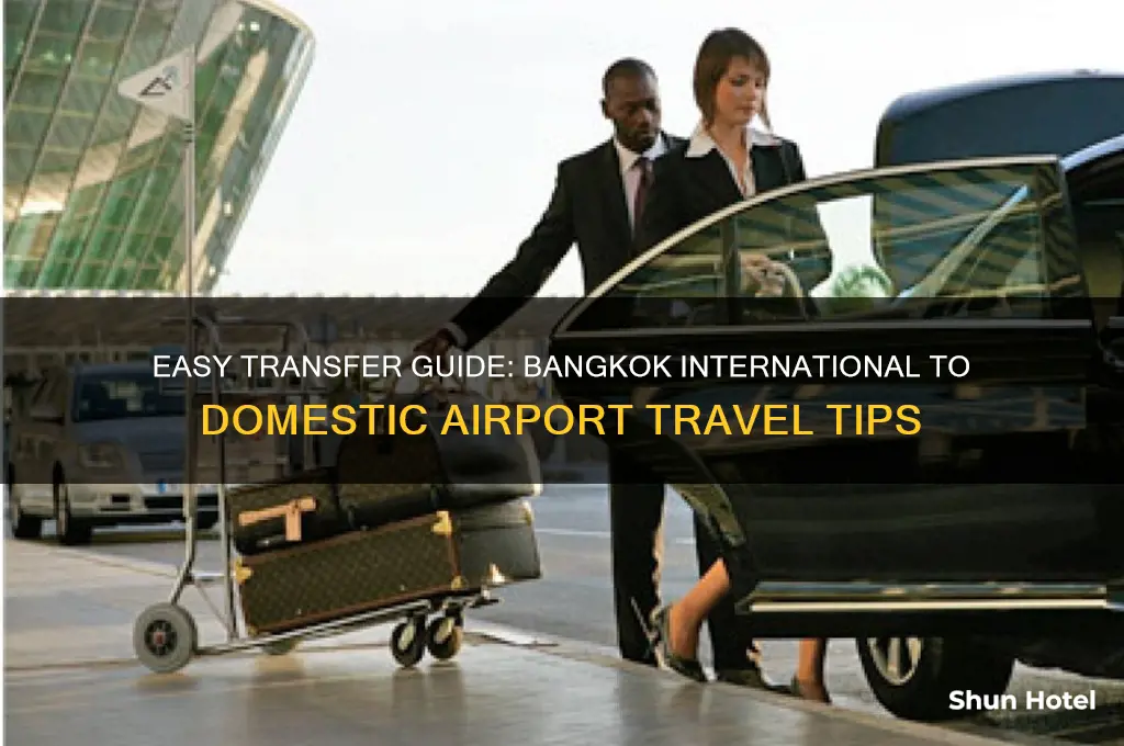 how to get from bangkok international airport to domestic airport