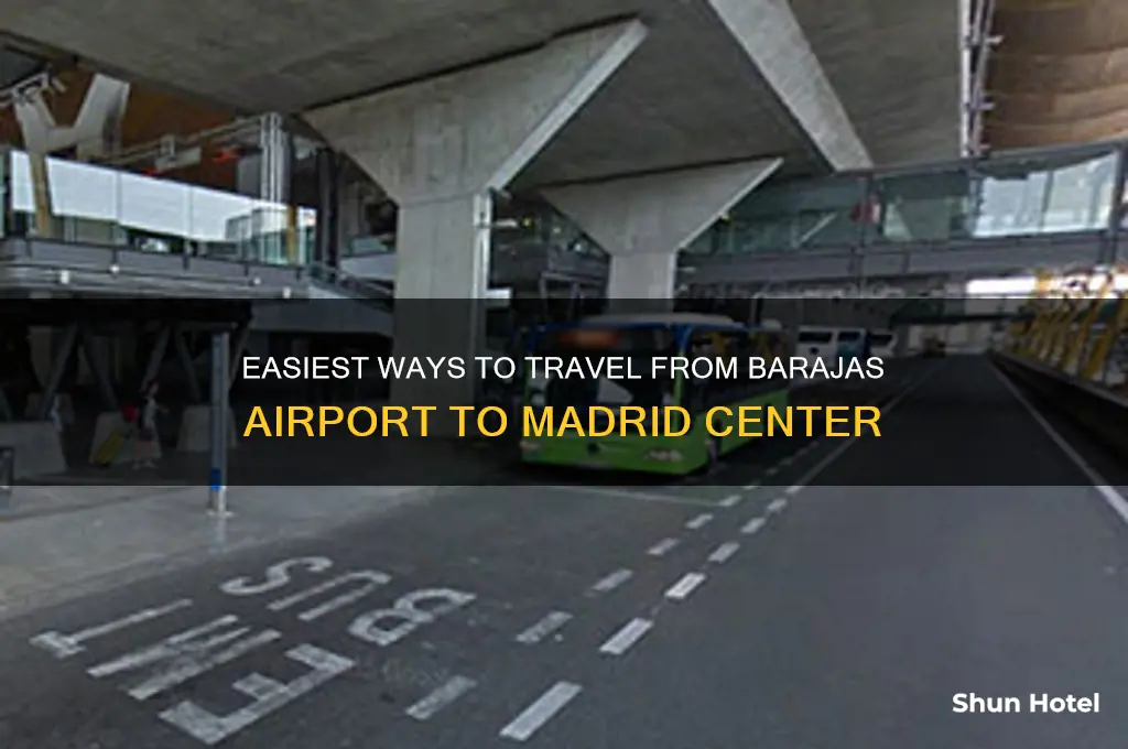 how to get from barajas airport to madrid center