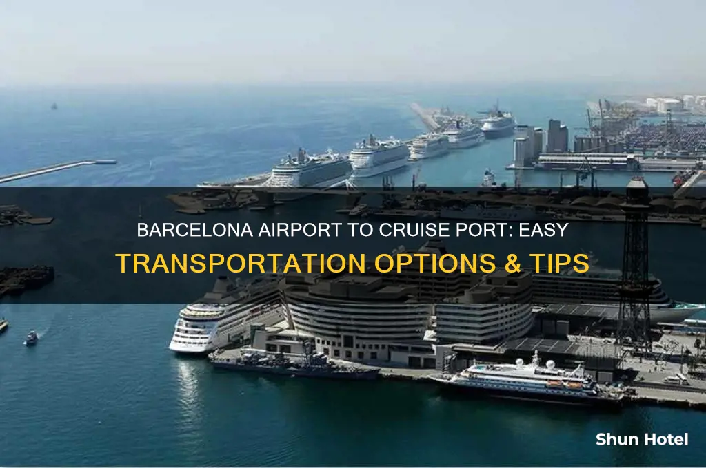 how to get from barcelona airport to cruise port