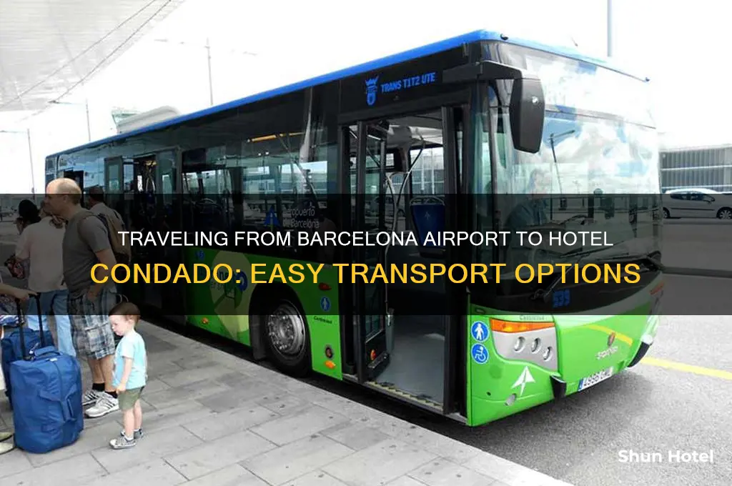 how to get from barcelona airport to hotel condado
