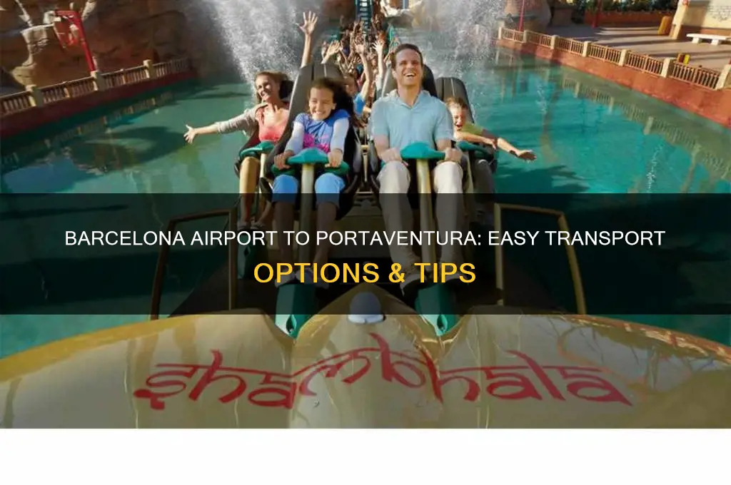 how to get from barcelona airport to portaventura