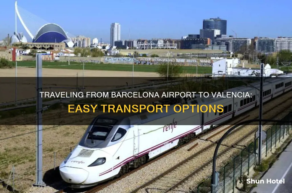 how to get from barcelona airport to valencia