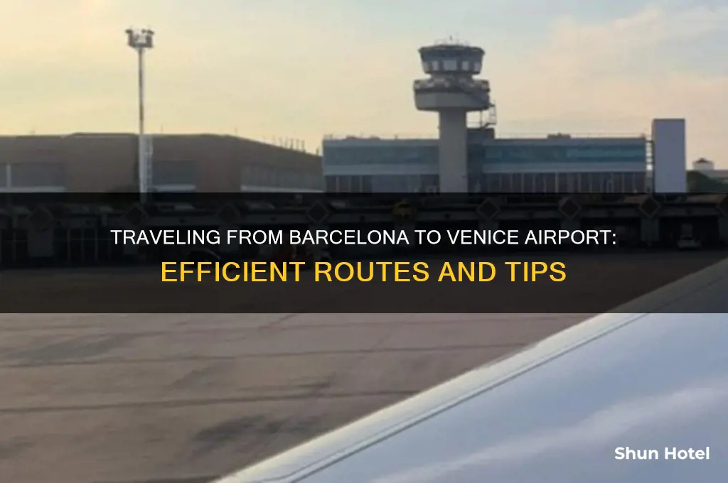 how to get from barcelona to venice airport vce