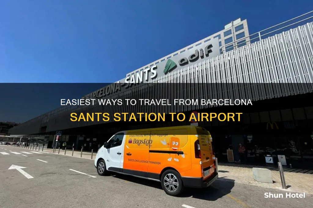 how to get from barcelona treib station to airport