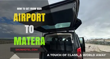 Travel Guide: Bari Airport to Matera – Easy Transport Options