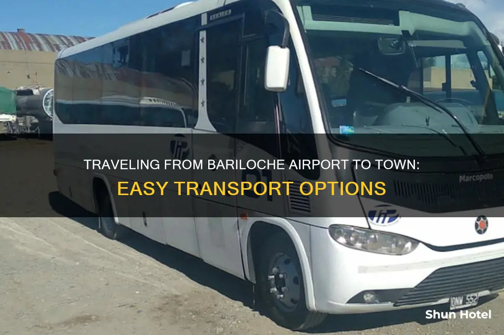 how to get from bariloche airport to town