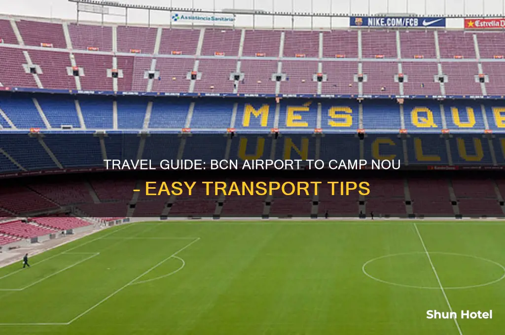 how to get from bcn airport to camp nou