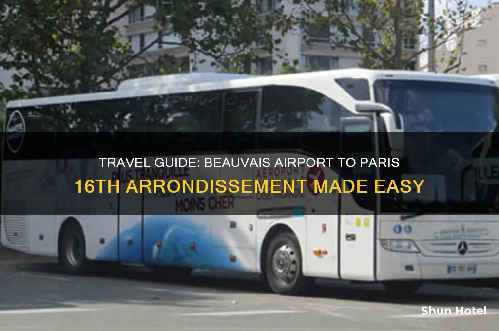 how to get from beauvais airport to 16 arrondissement paris