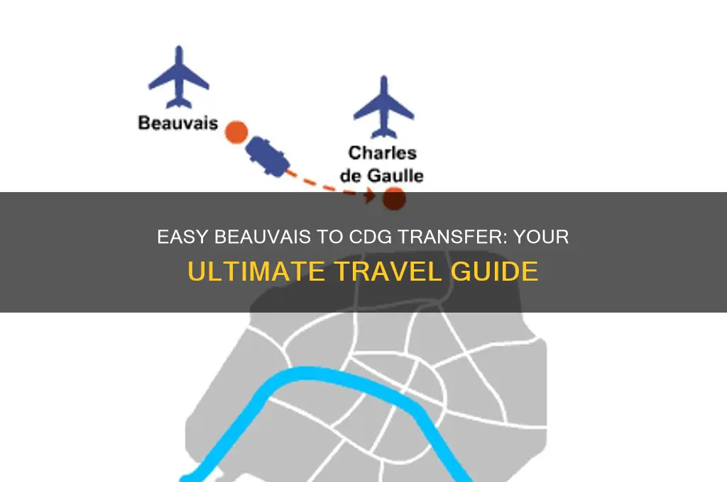 how to get from beauvais airport to cdg