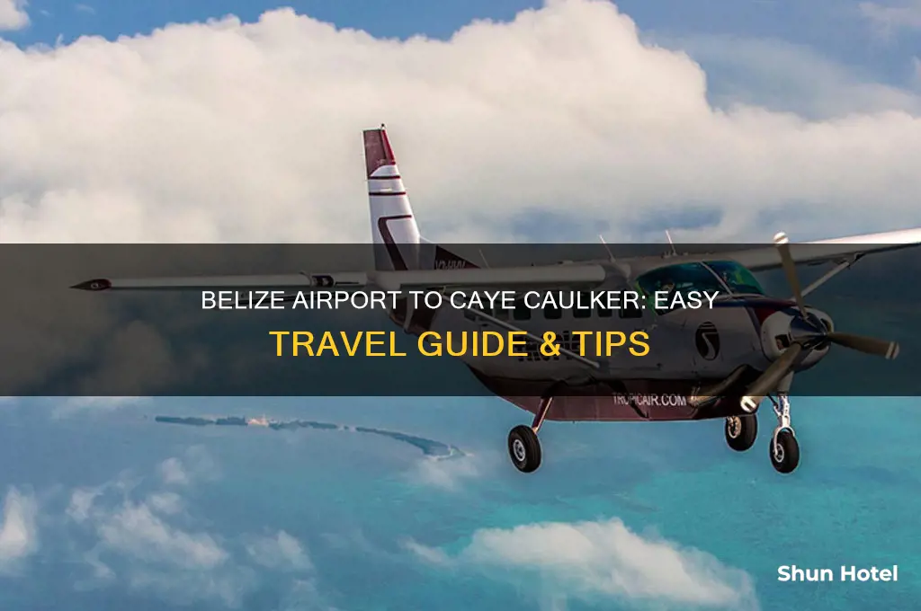 how to get from belize airport to caye caulker