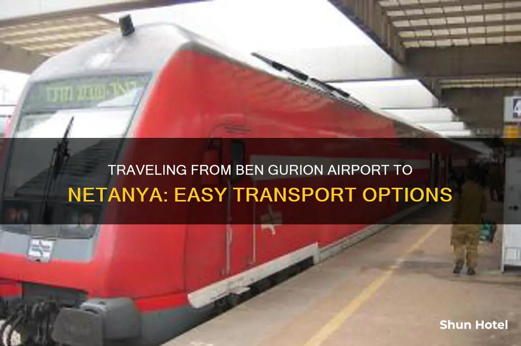 how to get from ben gurion airport to netanya