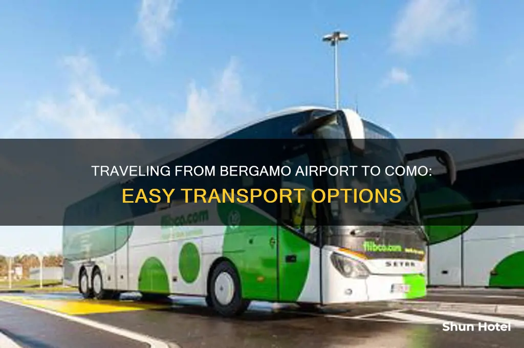 how to get from bergamo airport to como