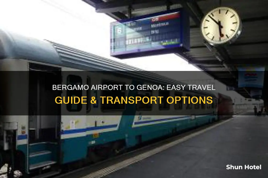 how to get from bergamo airport to genoa