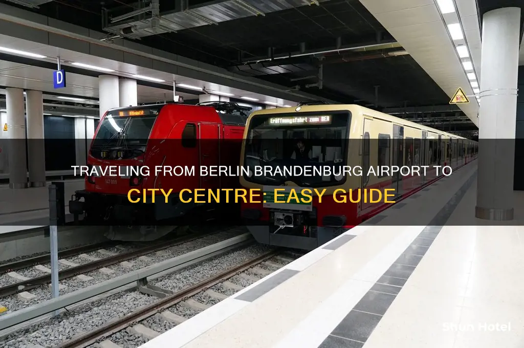 how to get from berlin brandenburg airport to city centre