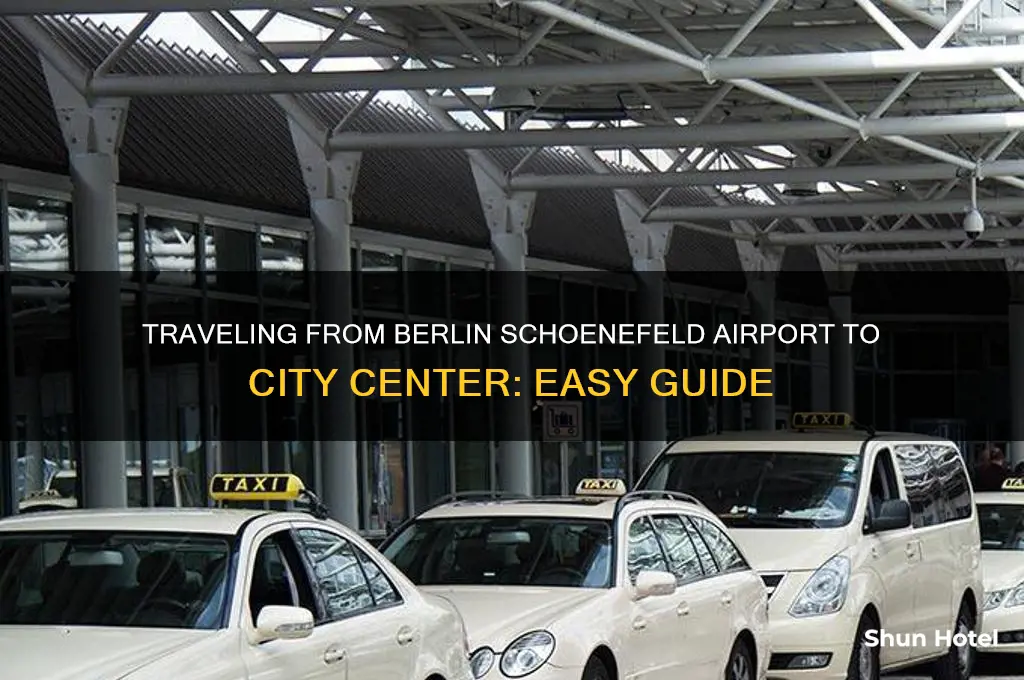 how to get from berlin schoenefeld airport to city center
