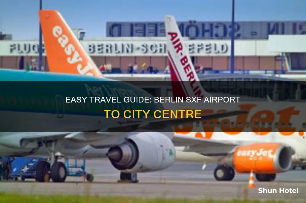 how to get from berlin sxf airport to city centre