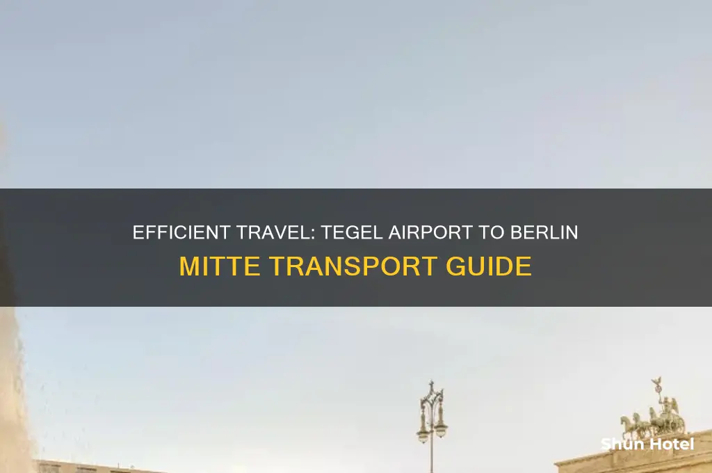 how to get from berlin tegel airport to berlin mitte