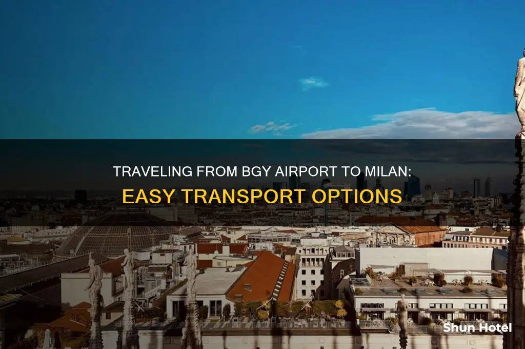 how to get from bgy airport to milan