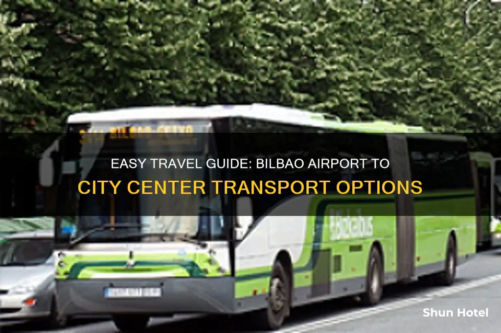how to get from bilbao airport to bilbao