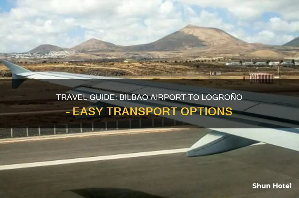 how to get from bilbao airport to logrono