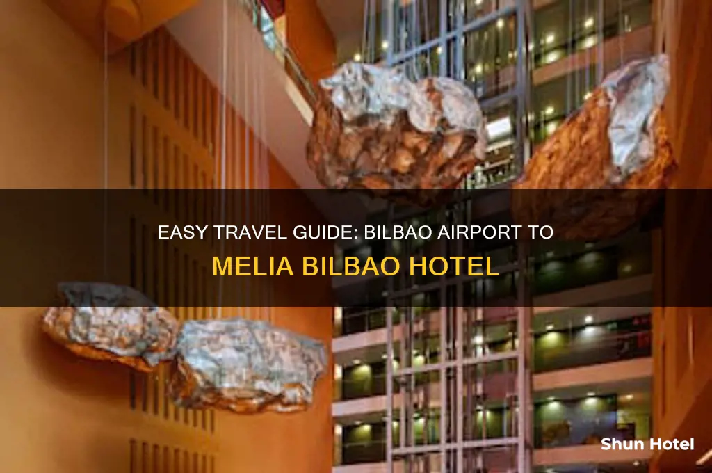how to get from bilbao airport to melia bilbao hotel