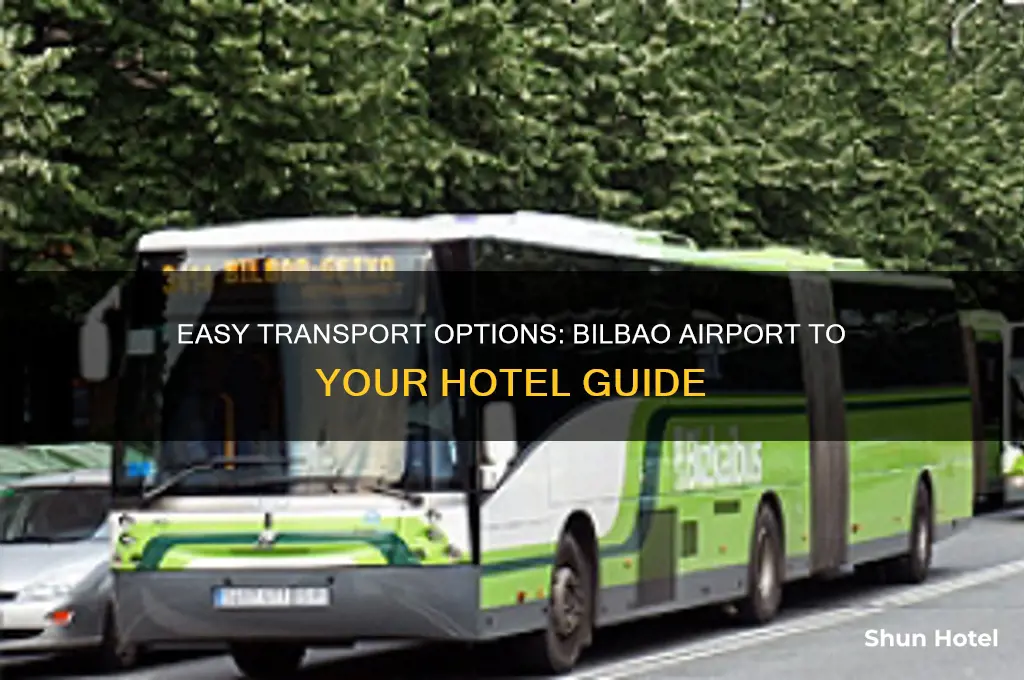 how to get from bilboa airport to hotel in bilboa