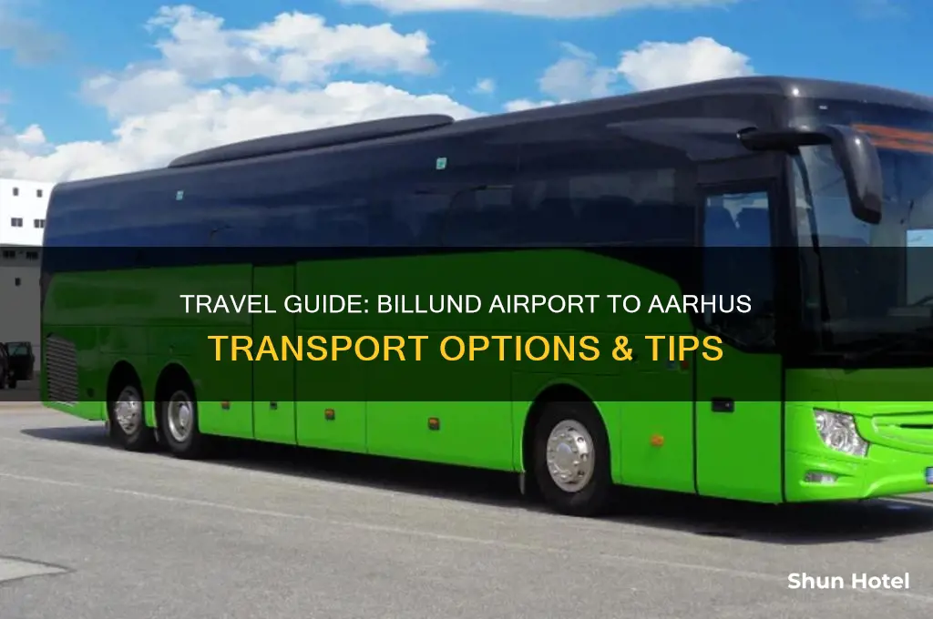 how to get from billund airport to aarhus