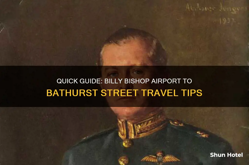 how to get from billy bishop airport to bathurst street