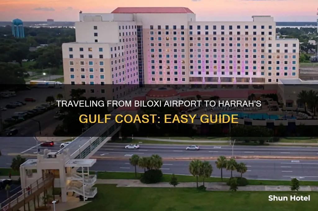 how to get from biloxi airport to harrah
