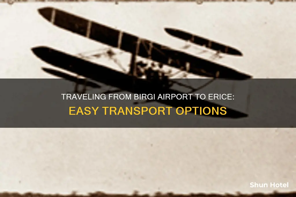 how to get from birgi airport to erice