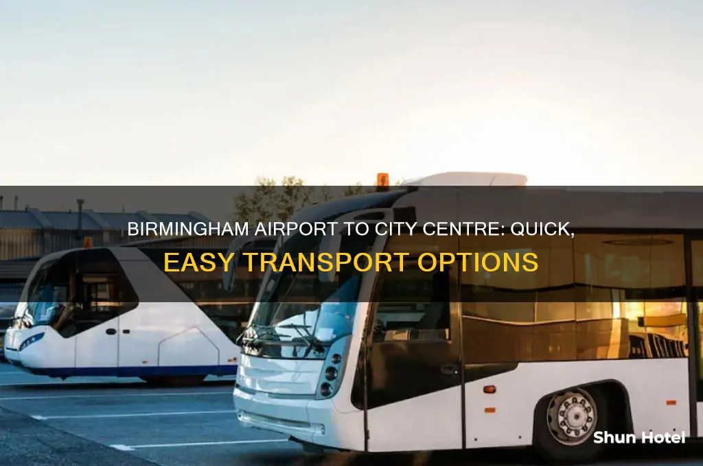 how to get from birmingham airport to city centre