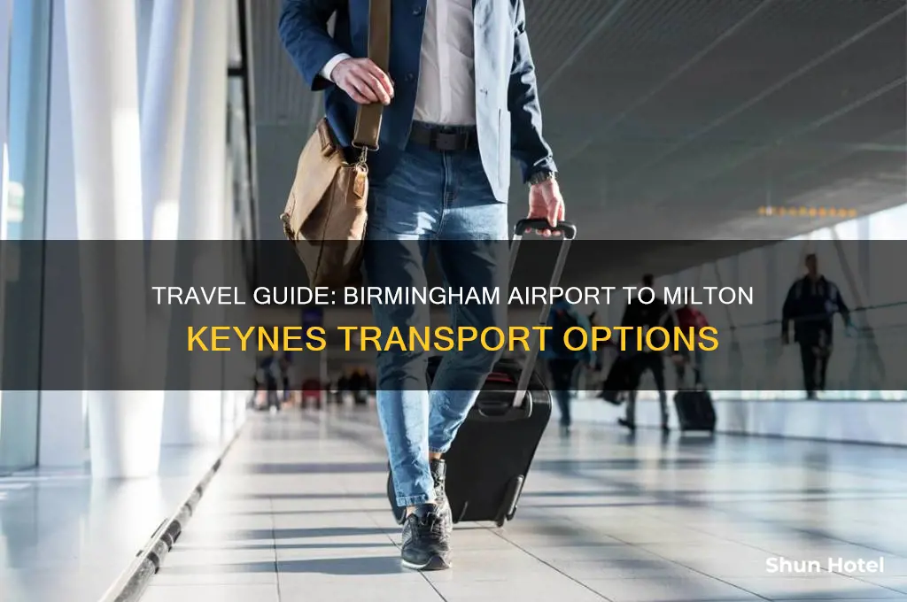 how to get from birmingham airport to milton keynes