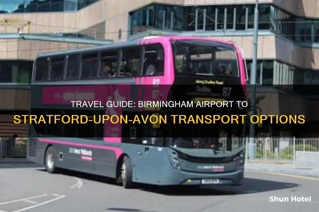 how to get from birmingham airport to stratford upon avon