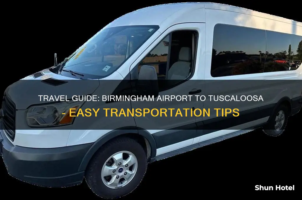 how to get from birmingham airport to tuscaloosa
