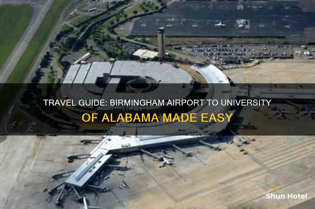 how to get from birmingham airport to university of alabama