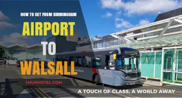 Travel Guide: Birmingham Airport to Walsall Transport Options