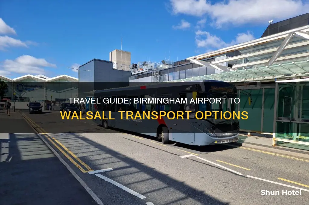 how to get from birmingham airport to walsall