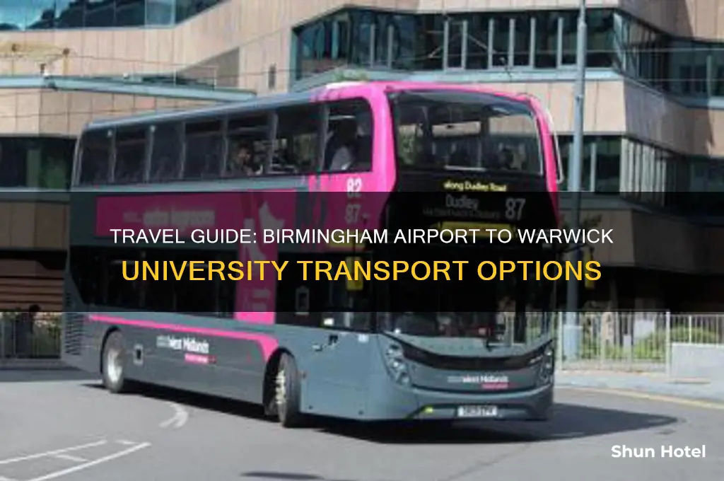 how to get from birmingham airport to warwick university