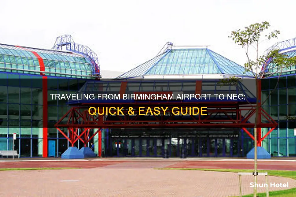 how to get from birmingham international airport to nec