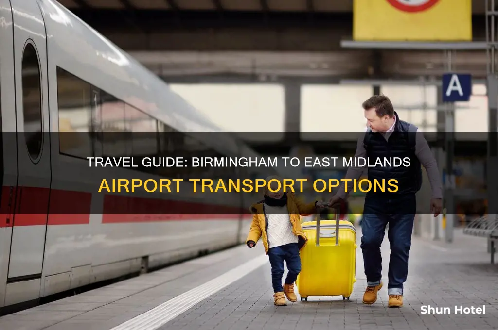 how to get from birmingham to east midlands airport