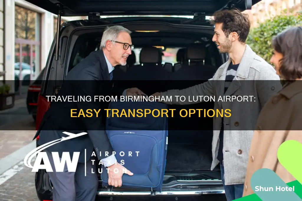 how to get from birmingham to luton airport