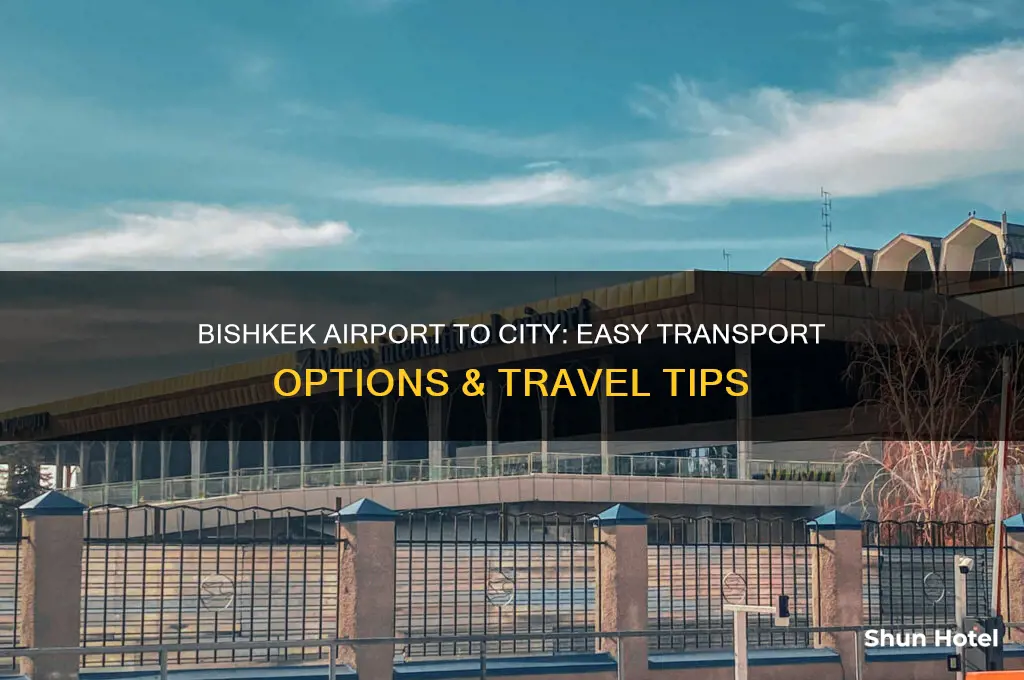 how to get from bishkek airport to city