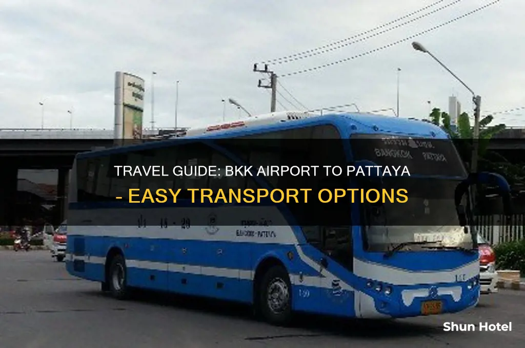 how to get from bkk airport to pattaya