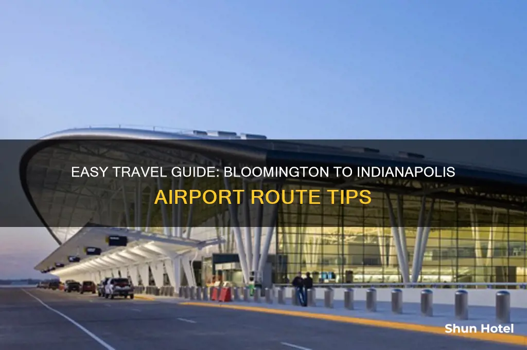 how to get from bloomington to indianapolis airport