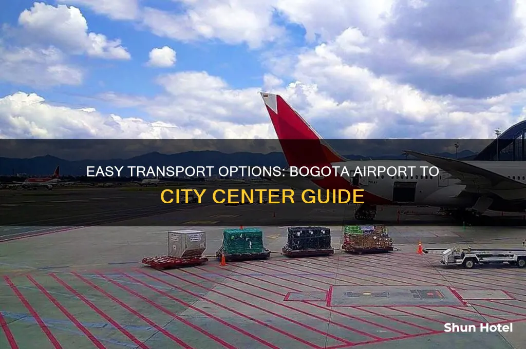 how to get from bogota airport to city center